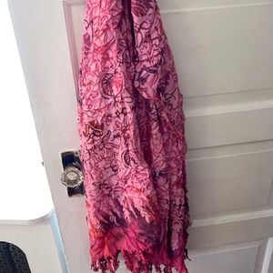 Pink scarf